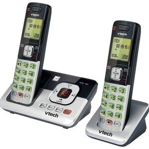 VTech Cordless Phone DECT 6.0 With Digital Answering Machine (2 Handsets)